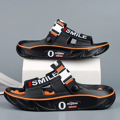 Men's Massage Slippers Indoor Outdoor EVA Slides Soft Summer Beach Sandals Gift