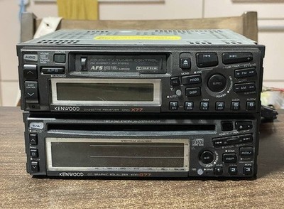 当時物　ケンウッド　カセットKDC-X77 & CD KDC-G77 デッキ s-l400.jpg