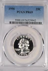 1956 Washington Quarter Proof PCGS PR 69 PF Gem Silver Rare Coin 25C
