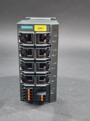 Siemens SCALANCE X208 Managed Industrial Ethernet Switch 6GK5208-OBA10-2AA3