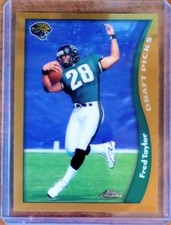 Fred Taylor 1998 Topps Chrome #152 Rookie Card RC Jacksonville Jaguars. rookie card picture