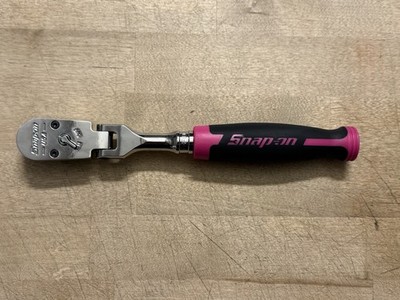 SNAP ON FHF100 ELECTRIC PINK 3/8 DRIVE RATCHET LIGHTLY USED
