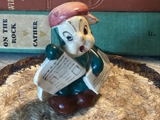 Vintage Anthropomorphic Bug Insect Newspaper Boy Occupied Japan Figurine