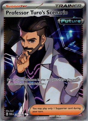 Pokemon - Professor Turo's Scenario - 240/182 - Full Art - Paradox Rift - NM/M