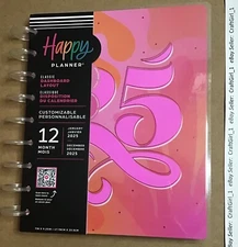 NEW! Happy Planner 2025 “VIVID TROPICS" Classic DASHBOARD Layout 12-Mo. Planner