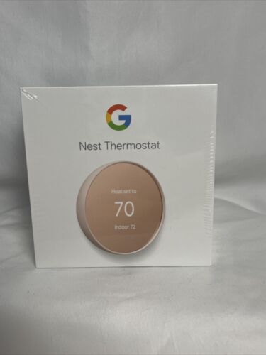 Thermostat intelligent Google Nest, sable - GA02082-US boîte neuve scellée - Photo 1 sur 3