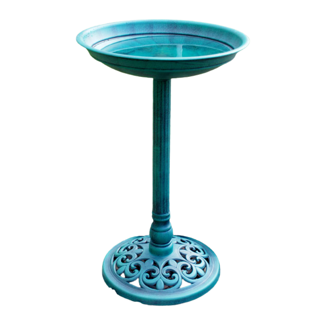 Kingfisher BBATH 63cm Tall 40cm Diameter Traditional Resin Garden Bird