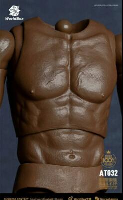 1/6 WORLDBOX AT032 Narrow Shoulder African Male Figure Body SUPER Durable