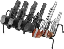 Handgun Rack with Vinyl Coating for Gun Vault Organization, Storage & Security