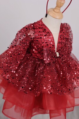 Christmas dress , Party dress , Birthday dress , princess dress for toddler 2T