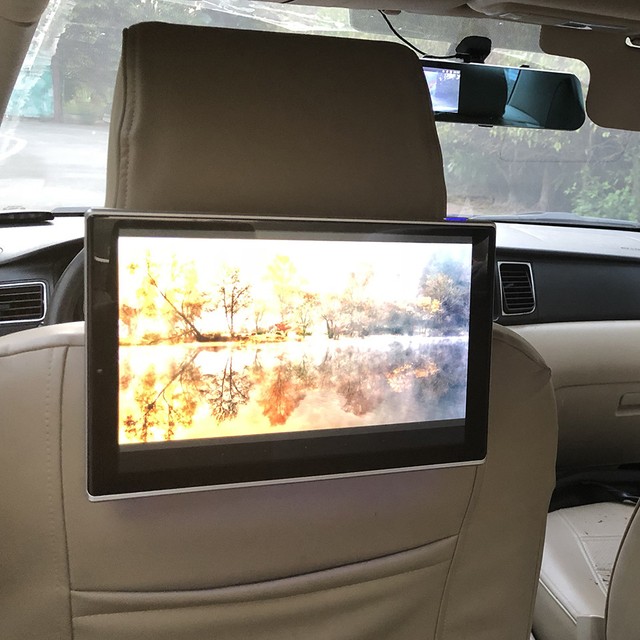 Car TV SCreen Android Headrest Monitor For Nissan Rear Seat