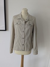 Robell Stone Beige Happy Jeanstyle Jacket Uk 10
