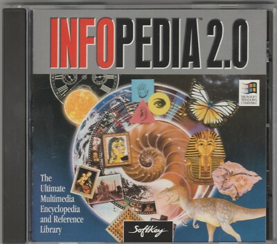 InfoPedia 2.0 CD-Rom for Windows by Softkey