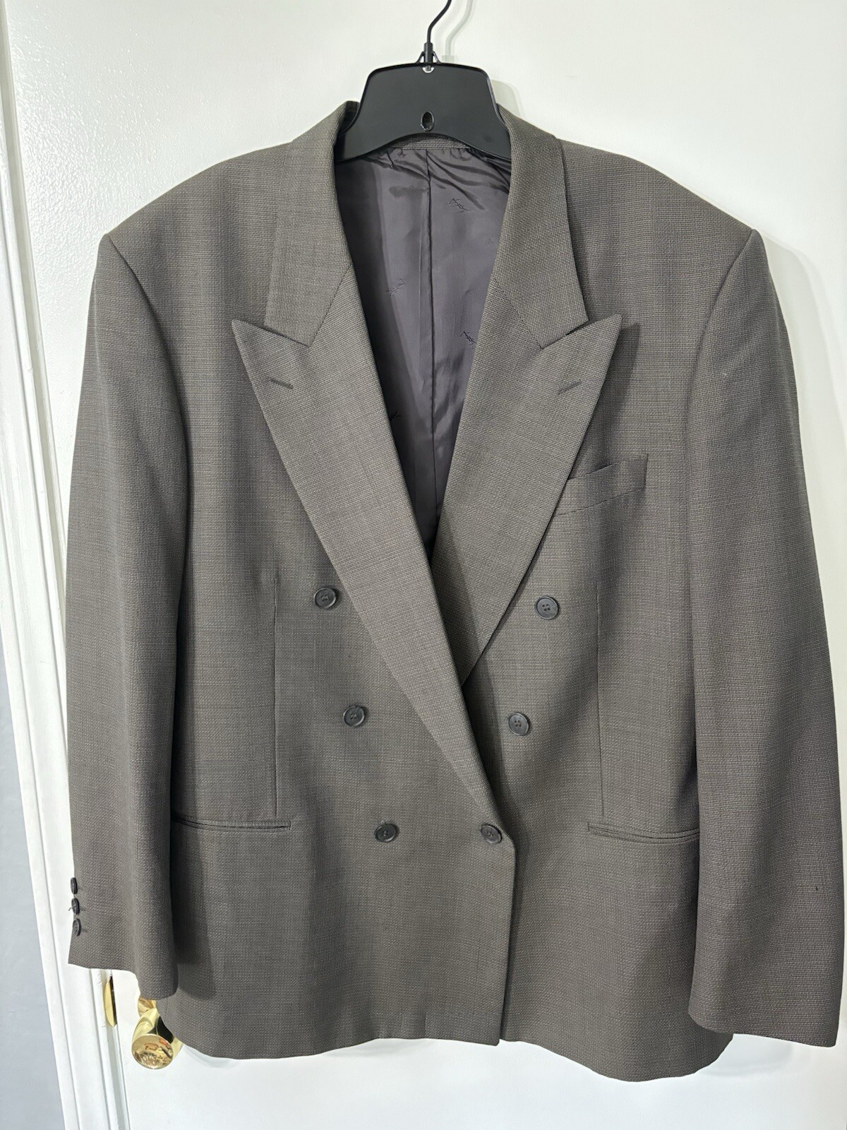 Giacca blazer in tweed Yves Saint Laurent YSL Taglia 44R