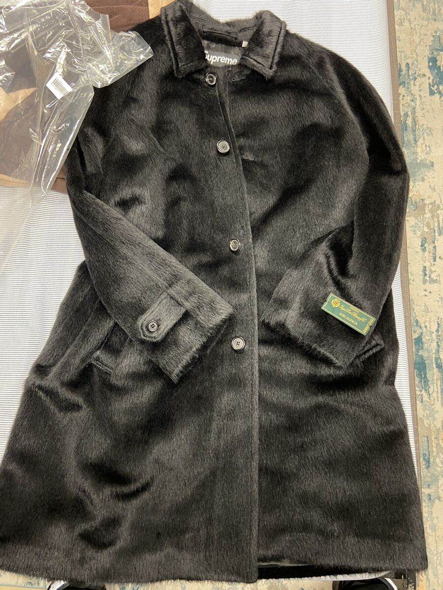 100 Authentic Supreme Loro Piana Alpaca Wool Overcoat Black 100 Authentic Supreme Loro Piana Alpaca Wool Overcoat Black