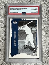 PSA 10 GEM MINT BASEBALL CARD 2021 DIAMOND KINGS HOF MICKEY MANTLE NY YANKEES