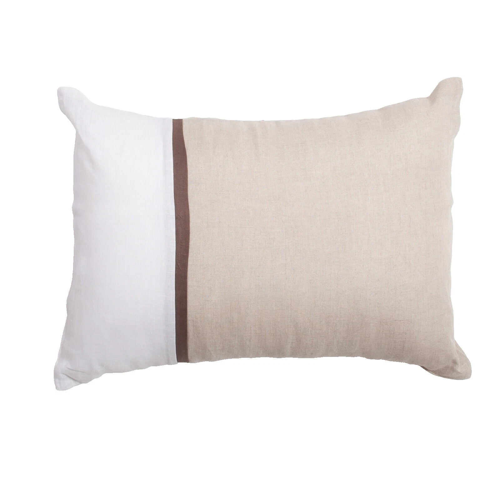 Collarín 100% Lino Almohadas de Decoración para el Hogar