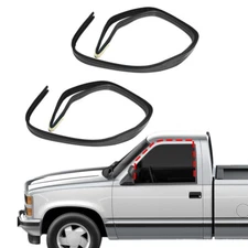 2PCS Front Door Glass Run Channel Weatherstrip Seals for GMC Suburban R20 R30