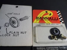 LOT of 2 Rannalli 29T Crown gear assembly # 2906 new old stock NOS Slot car 1/24