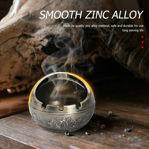 UK Cigarette Smoking For Ashtray Holder With Decorative Lid Ashtray New - - Picture 12 of 12