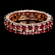 925 Sterling Silver Ring Round Rhodolite Garnet Natural Gemstone Jewelry