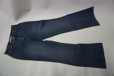 Mac Gladis Ladies Stretch Bootcut Jeans Flare Trousers Gr.34/32 Stonewashed Blue | eBay