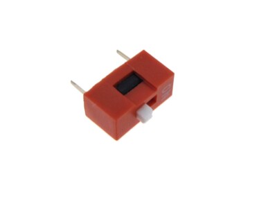 1 Position DIP Switch 2.54mm 0.1'' Pitch - Pack of 10