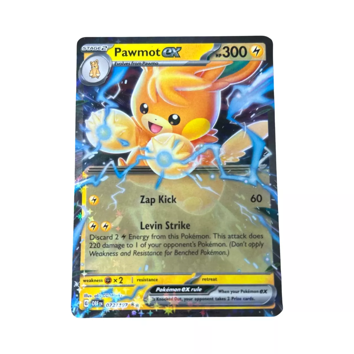 Pikachu ex, Pawmot Evolution Line from 'Starter Set Pikachu ex &  Pawmot'! 