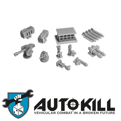 Zinge Industries - AutoKill - Gaslands - Heat Seeker raketen 20mm scale S-DMH11