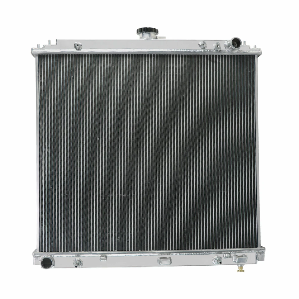4 Row Radiator Fits For 2005-2018 Nissan Pathfinder Frontier Xterra 4.0 5.6L Foto 4 de 4