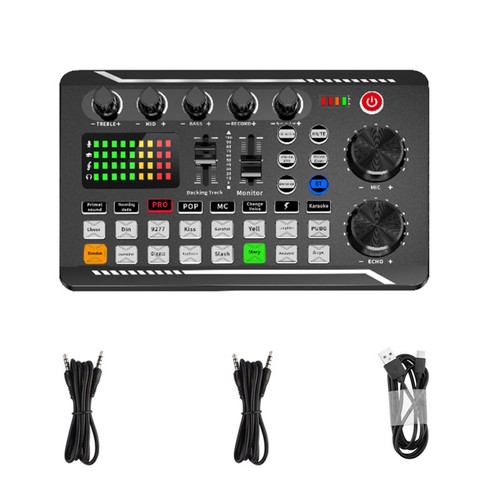 F998 Versatile Sound Card For Win/Mac OS/Android/IOS Wide Compatibility