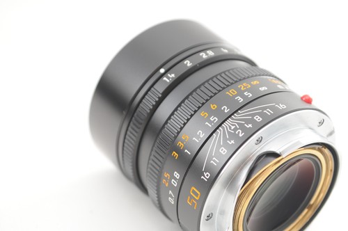 ☆302☆ TOP MINT in Porch LEICA SUMMILUX-M 50mm f1.4 ASPH. Black From JAPAN - Picture 17 of 18