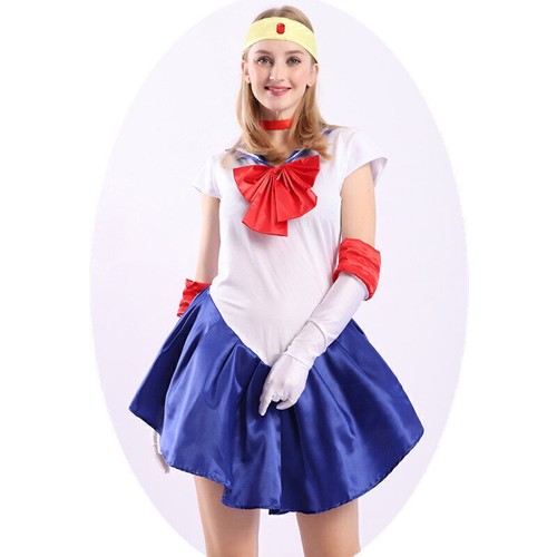 Sailor Moon Tsukino Usagi Kostüm Karneval Party Erwachsene Damen Cosplay Set▪DE - Bild 14 von 15