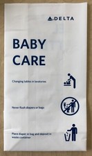 Spuckbeutel Kotztüte Air Sickness Bag DELTA AIRLINES *NEU*