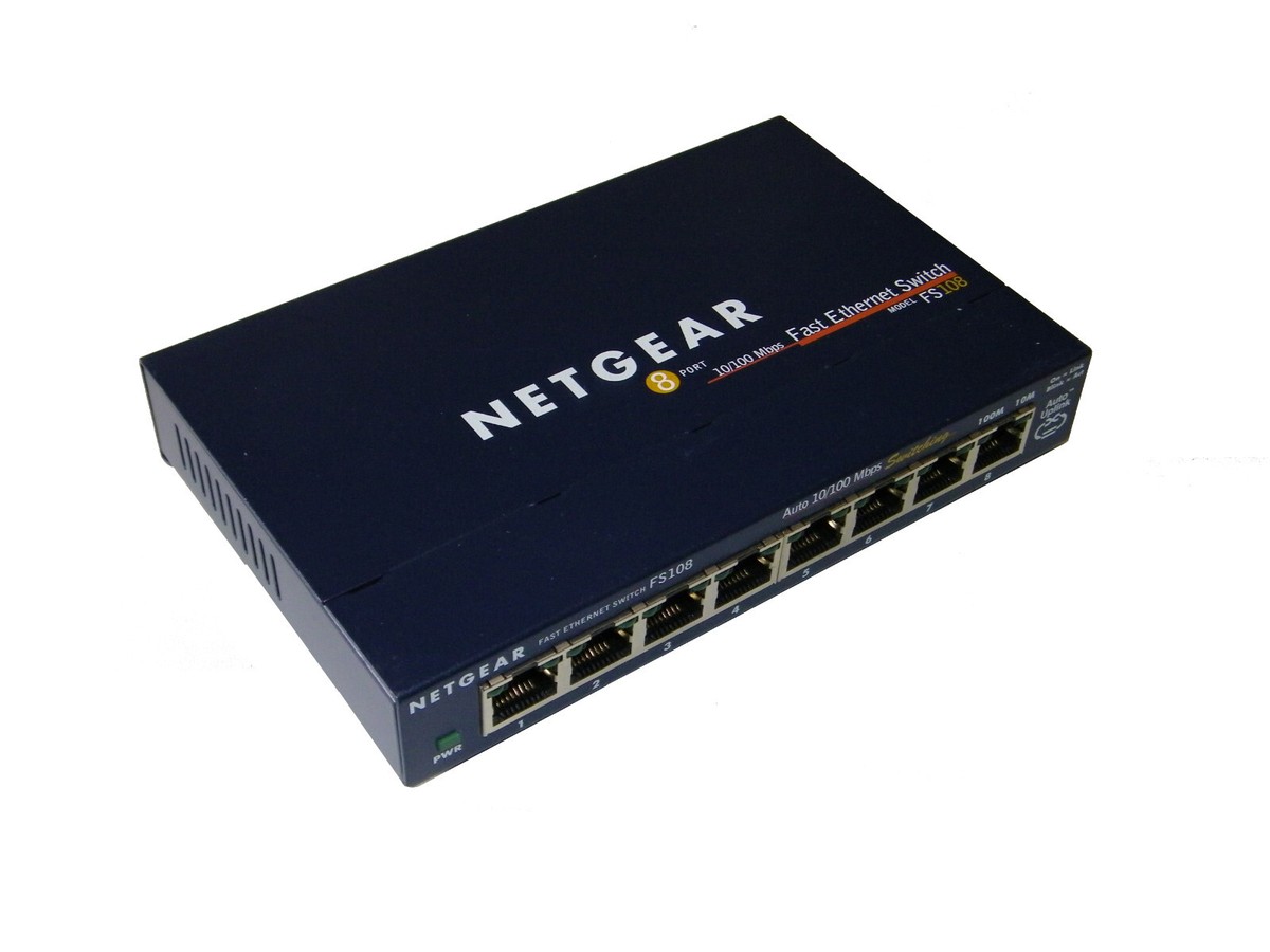 Netgear FS108 V2 ProSafe Fast Ethernet Switch 8 Port | eBay UK