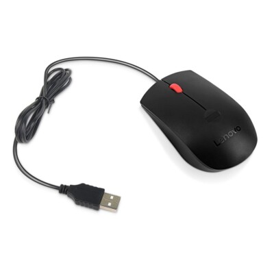 Lenovo 4Y50Q64661 biometrische USB-Maus mit Fingerabdruck kabelgebunden
