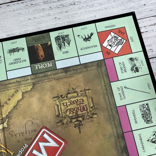 Monopoly Lord of the Rings Trilogy Edition Board Game 2003 - INCOMPLETE - Picture 7 of 11