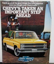 1981 Chevrolet An Important Step Ahead Sales Brochure Original