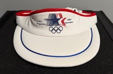 Vintage 1984 Los Angeles Olympics Visor Adjustable Hat USA One Size fits all