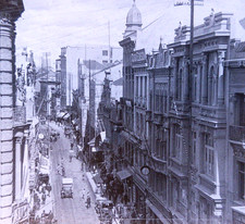 SAO PAULO, Brazil, c1910's Magic Lantern Glass Slide