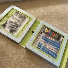 Art School Pastels Boxed Art Kit SpiceBox Oil Chalk Pastels Sketch Pad Set