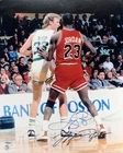 LARRY  BIRD  -  MICHAEL  JORDAN  -  8  X  10  GLOSSY  SIGNED  PHOTO  REPRINT