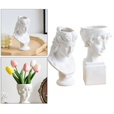 Potted Resin Succulent Planter Head Flower Potted Succulent Cactus Planter