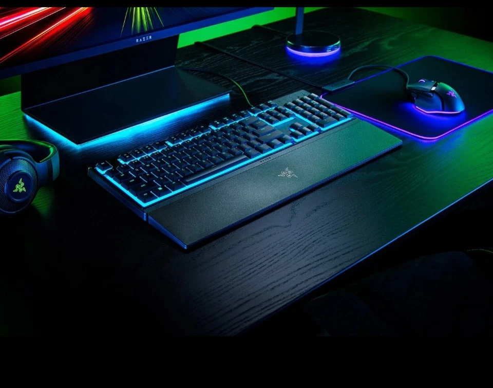 Razer Ornata V3 X Gaming Tastatur USB RGB Low Profile Gaming Keyboard - Immagine 2 di 4
