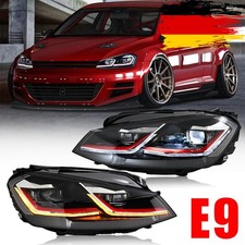 Für Golf 7 VII (5G1, BE1, BE2) 2013 2014 2015 2016 2017 E9 Voll LED Scheinwerfer