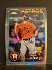 2024 Topps Chrome Refractors #203 Yainer Diaz ASTROS