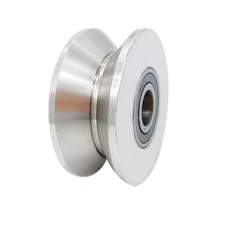 Stainless Steel 3 Inch V Groove Sliding Gate Roller Track Pulley Wheel