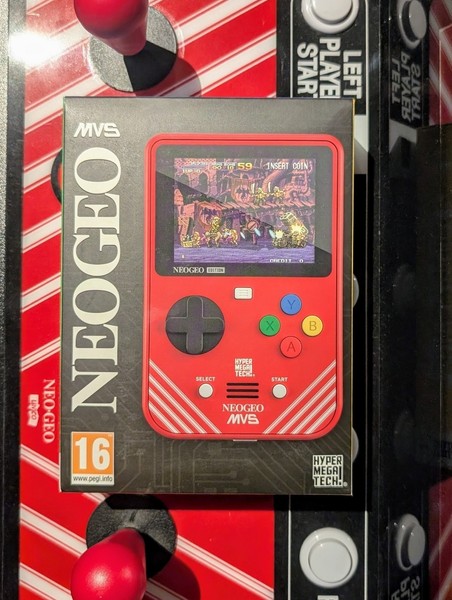 Evercade Super Pocket Neogeo MVS Limited  Edition SEALED HyperMegaTech