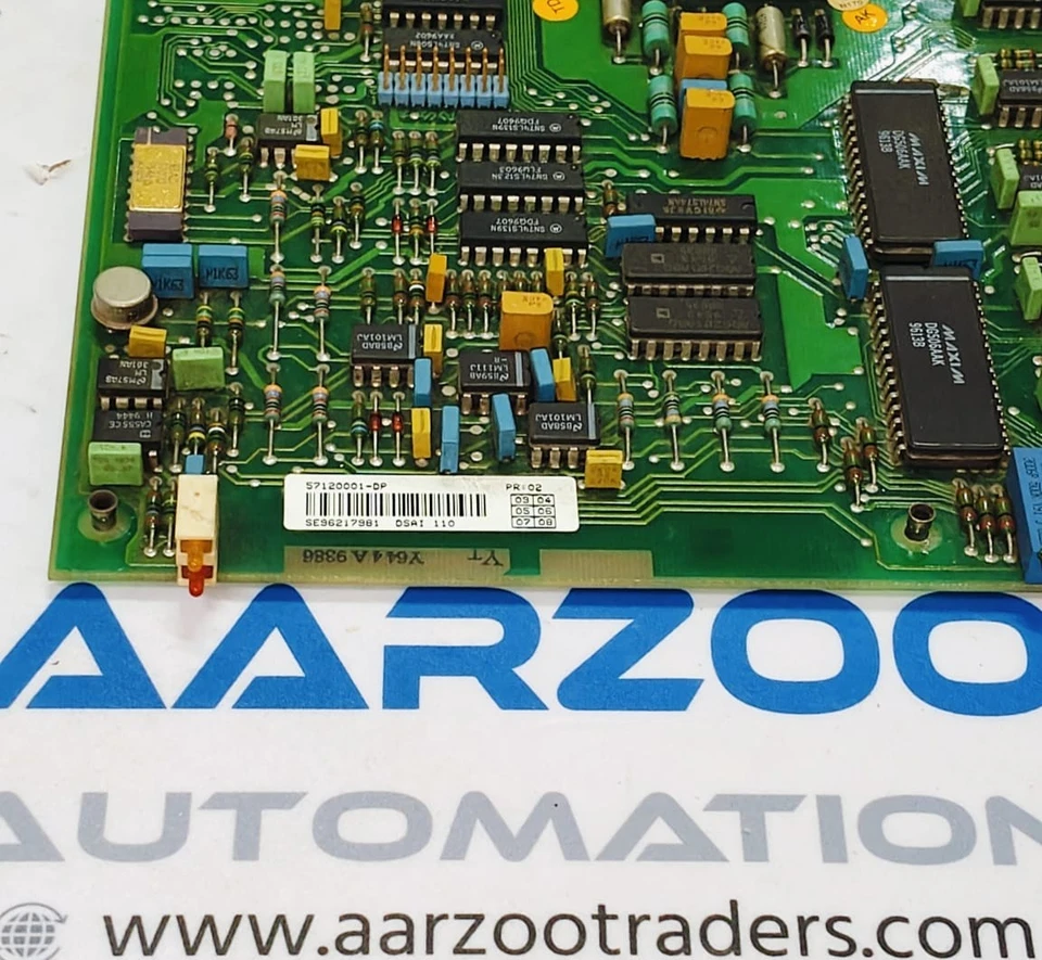 USED ABB DSAI 110 32-CHANNEL ANALOG INPUT MODULE DSAI-110 57120001-DP (NO COVER) - Image 4 of 4