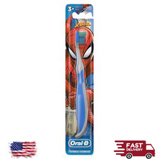 Kids Toothbrush Soft Compact Small Head Spider-Man Graphics Ages 3 6/Box Dental